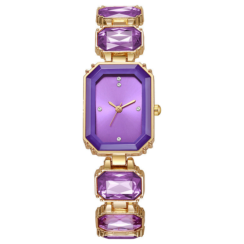 High-value rock candy full diamond watch with great elegance